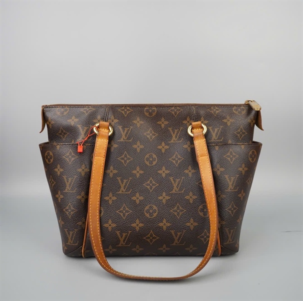 Túi LV tote hoa nâu 2 túi hông sz28 KG+