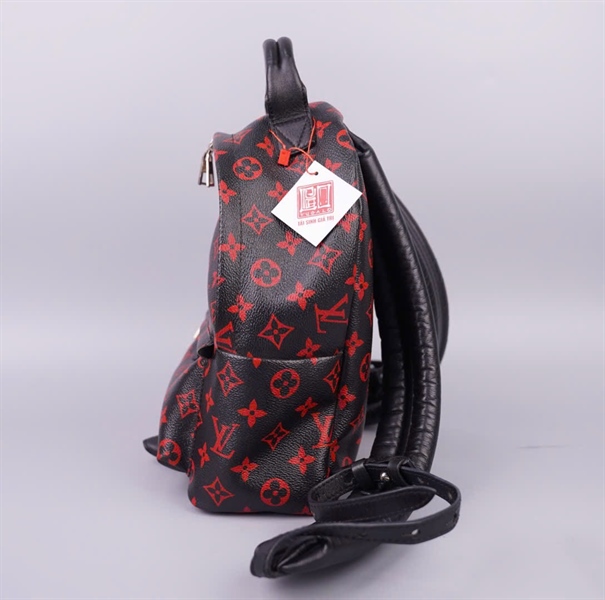 Balo LV nền đen hoa đỏ KG+