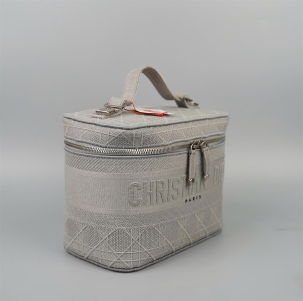 Túi Dior Vanity màu xám sz22 KG+