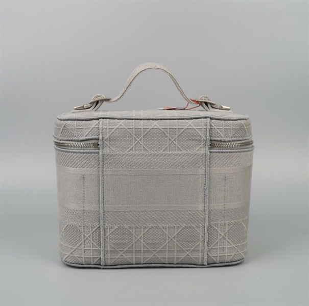 Túi Dior Vanity màu xám sz22 KG+