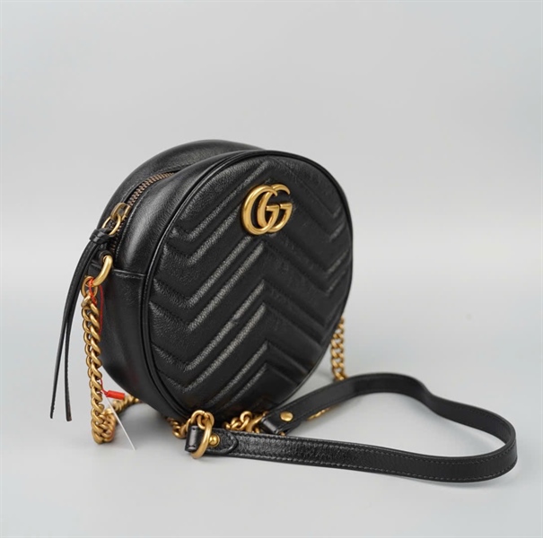 Túi GG tròn màu đen sz18 KG+