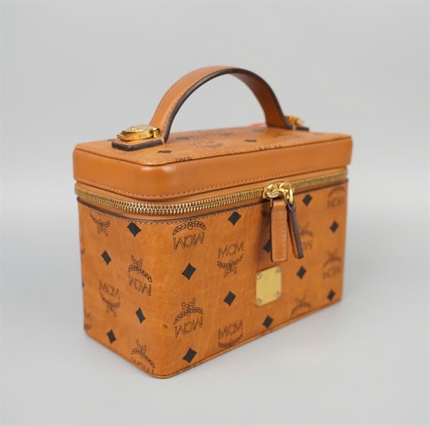 Túi MCM cốp màu nâu (23958) sz20 KG+