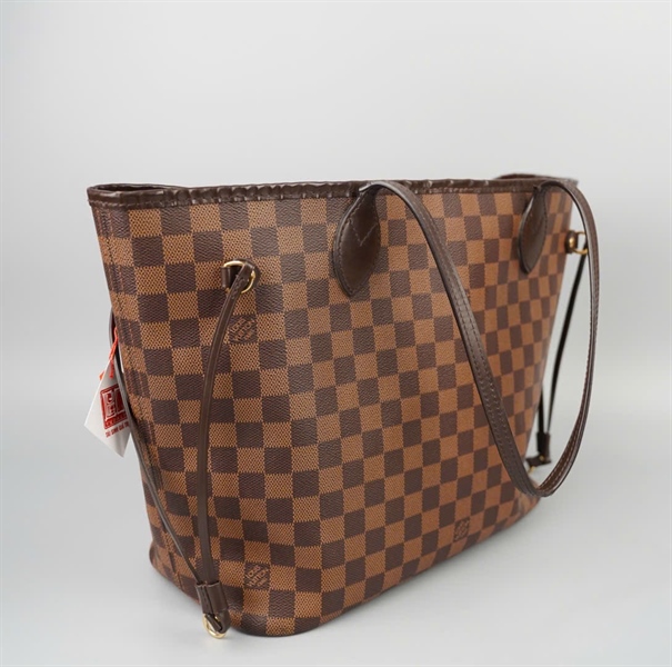 Túi LV neverfull ô vuông nâu (GI1119) kèm ví sz32 KG+