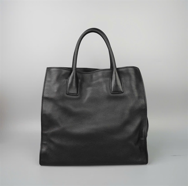 Túi Prada tote màu đen kèm lót form sz33 KG+