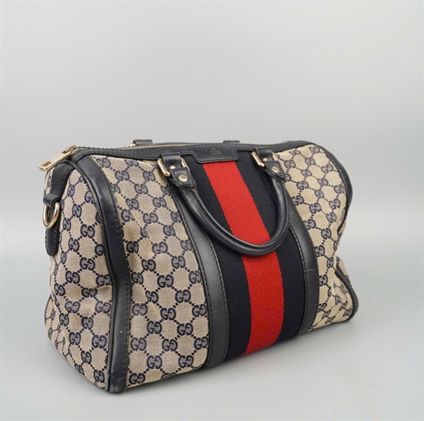 Túi GG speedy xám viền đen sz33 KG+