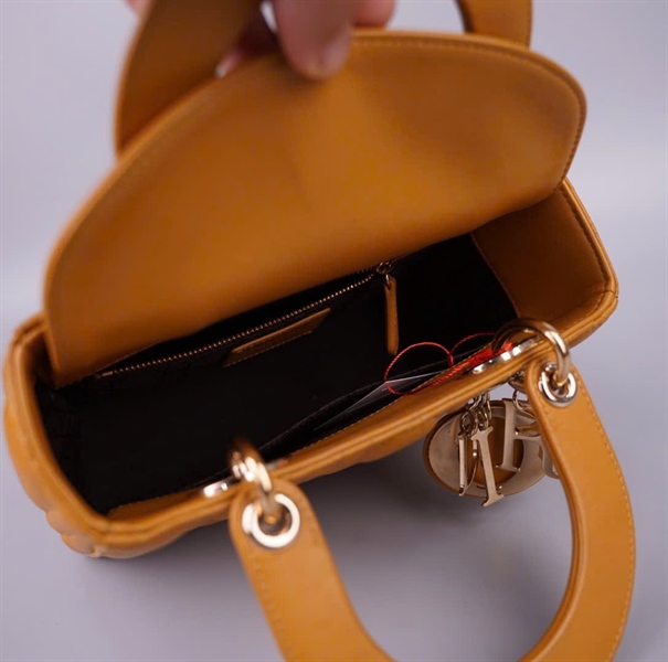 Túi Dior lady màu vàng 29-MA-0169 szS KG+