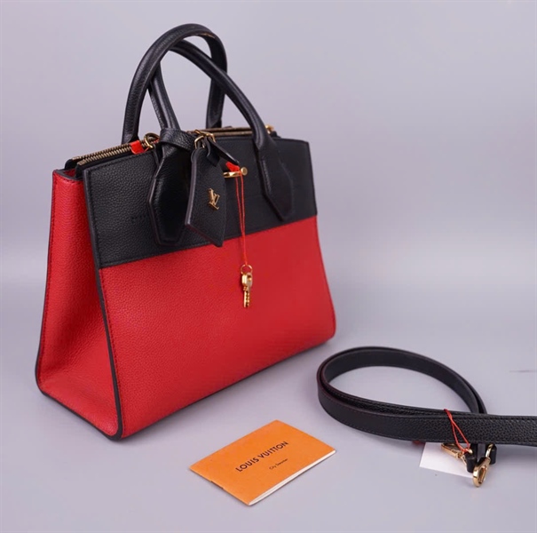 Túi LV handle đen đỏ kèm ổ + chìa sz26 KG+