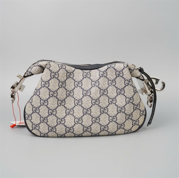 Túi GG màu xám 2 strap sz22 KG+