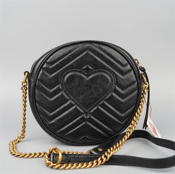 Túi GG tròn màu đen sz18 KG+