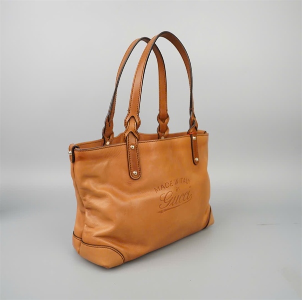 Túi GG tote màu nâu da (269878520981) sz29 KG+