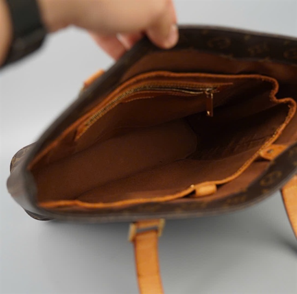 Túi LV tote hoa nâu sz28 KG+