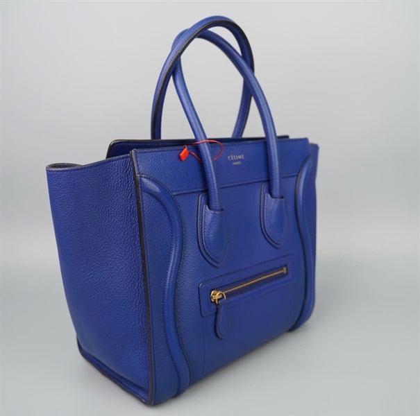 Túi Celine handle màu xanh sz27 KG+