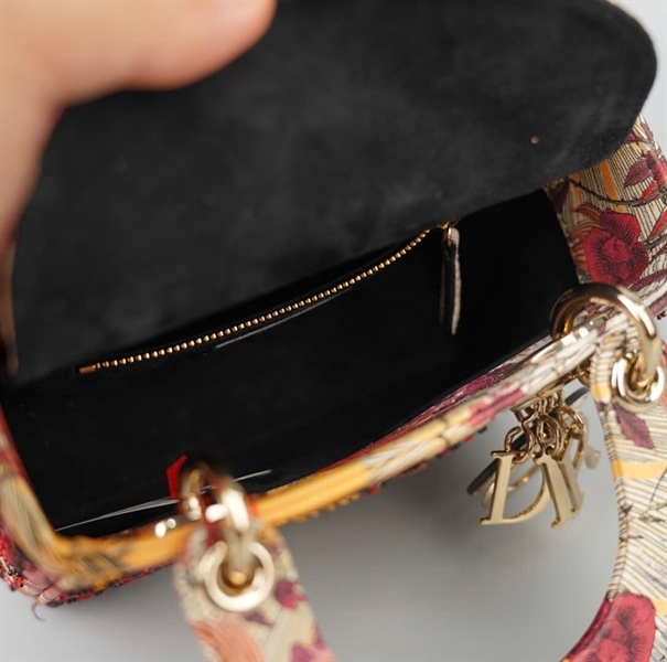 Túi Dior lady hình phượng (02-MA-1119) sz mini KG +