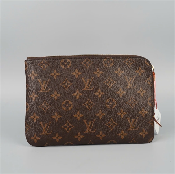 Túi LV Clutch hoa nâu TY4179 sz24 KG+