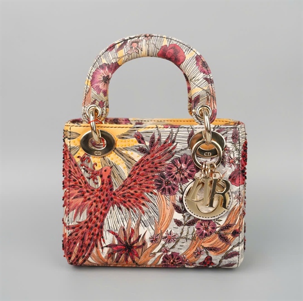 Túi Dior lady hình phượng (02-MA-1119) sz mini KG +