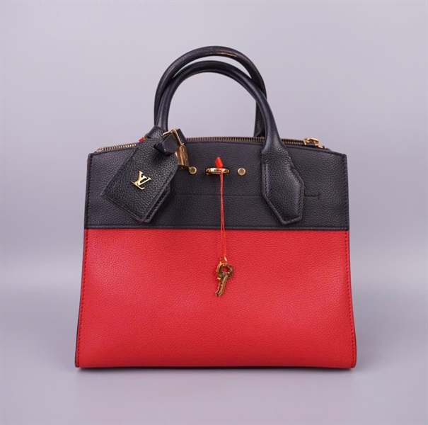 Túi LV handle đen đỏ kèm ổ + chìa sz26 KG+