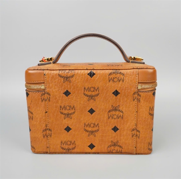 Túi MCM cốp màu nâu (23958) sz20 KG+