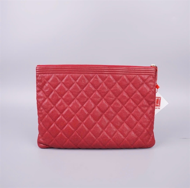 Túi Chanel clutch màu đỏ 27883199 sz27 KG+