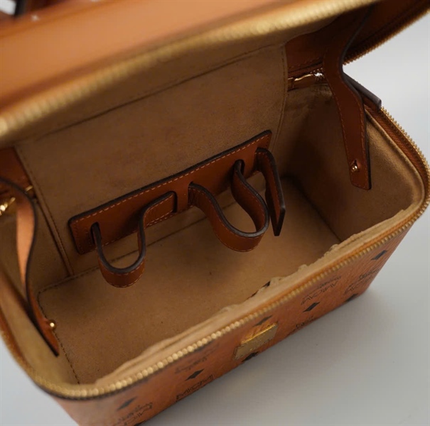 Túi MCM cốp màu nâu (23958) sz20 KG+