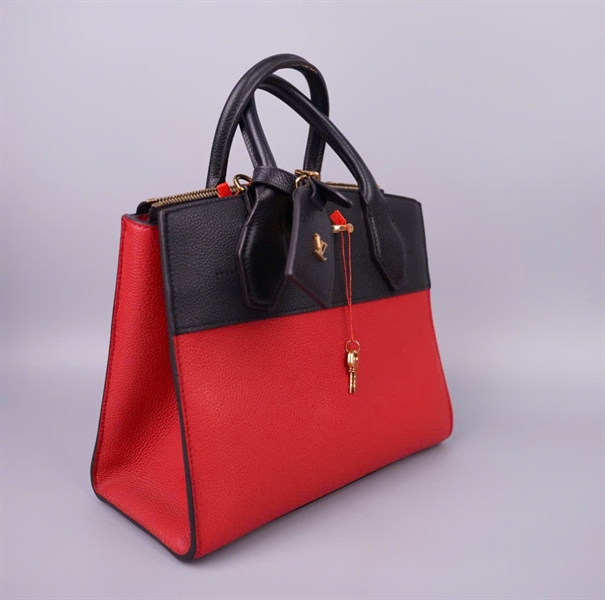 Túi LV handle đen đỏ kèm ổ + chìa sz26 KG+