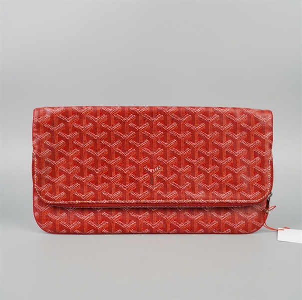 Túi GoYard clutch màu đỏ sz30 KG+