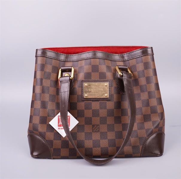 Túi LV tote ô vuông nâu sz28 KG+