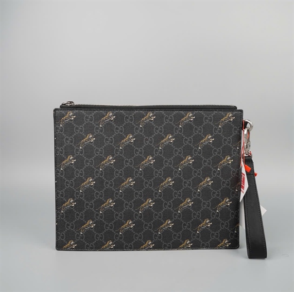 Túi GG Clutch đen tiger sz28 KG+