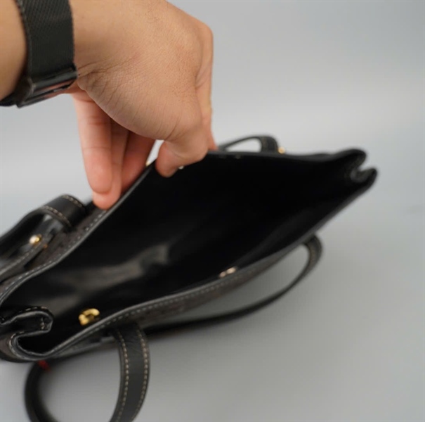 Túi GG tote màu đen sz30 KG+