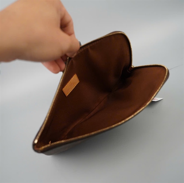 Túi LV Clutch hoa nâu TY4179 sz24 KG+