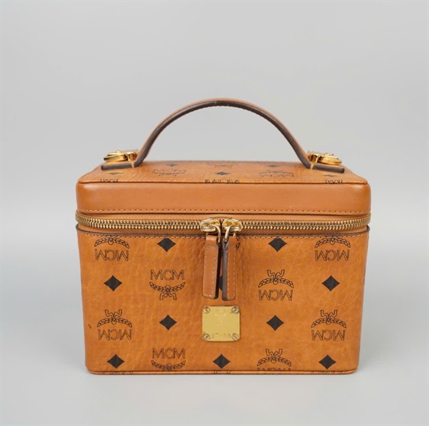 Túi MCM cốp màu nâu (23958) sz20 KG+