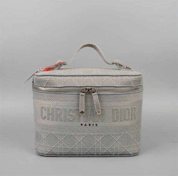 Túi Dior Vanity màu xám sz22 KG+