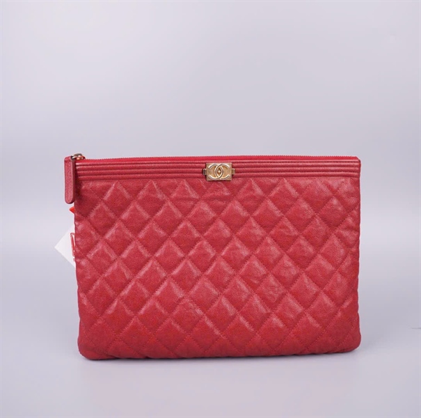 Túi Chanel clutch màu đỏ 27883199 sz27 KG+