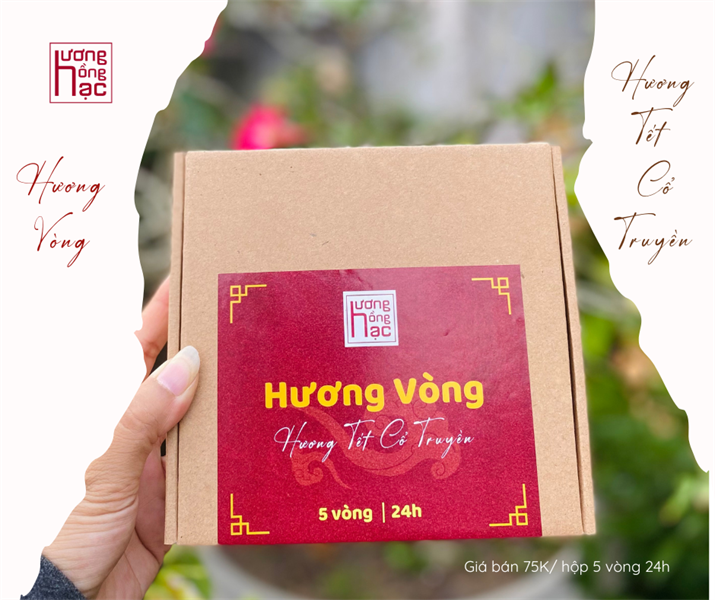Hương Vòng – Hương Tết Cổ Truyền - hộp 5 vòng
