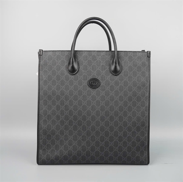 Túi GG tote đen 674155493492 sz36 KG+