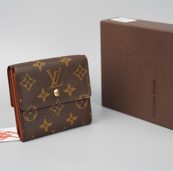 Ví LV hoa nâu 2 ngăn (LT) KG+