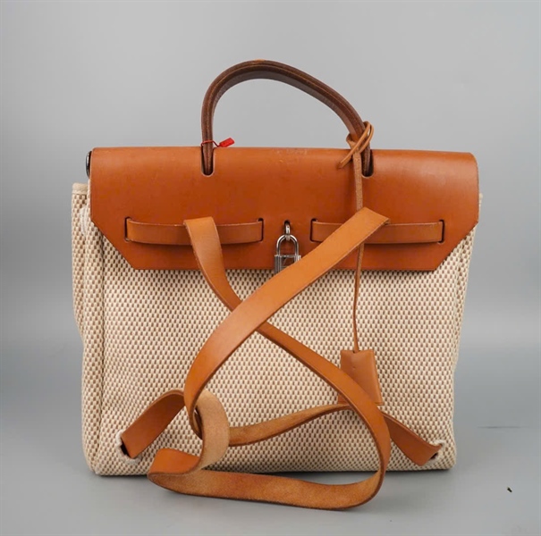 Balo Hermes màu trắng KG+