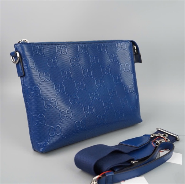 Túi GG Clutch xanh (696009520981) 2strap sz30 KG+