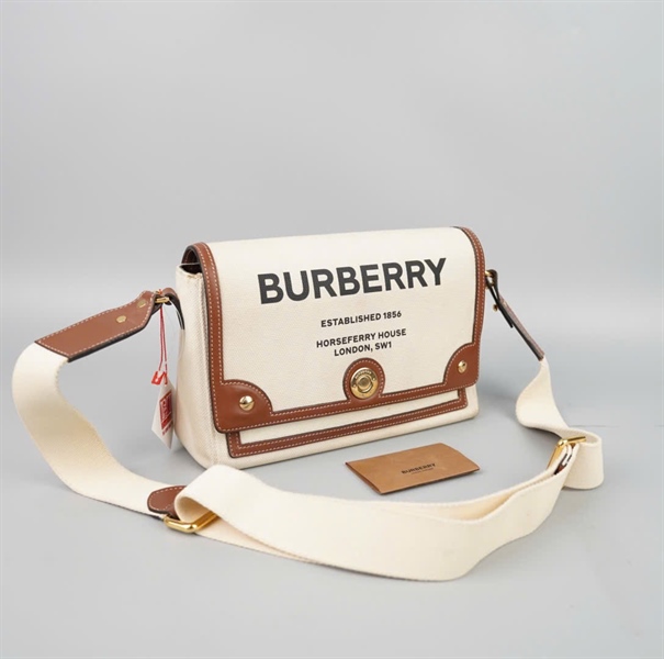 Túi BBR màu trắng viền nâu sz25 KG+