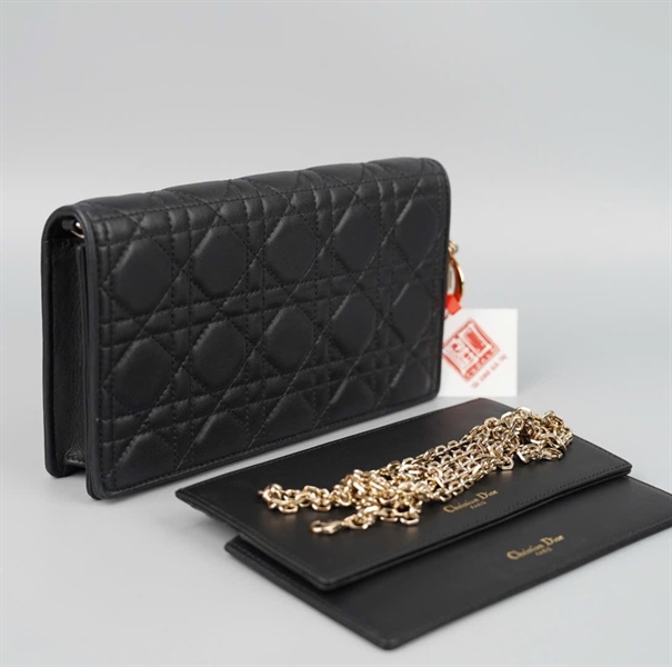 Túi Dior màu đen sz22 KG+