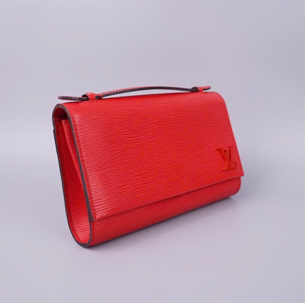 Túi LV handle vân đỏ logo nổi sz23 KG+