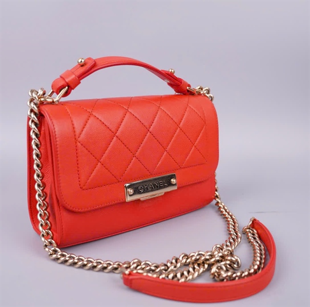 Túi Chanel màu cam 23596463 sz21 KG+