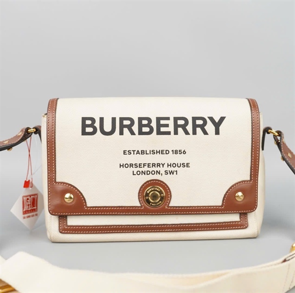 Túi BBR màu trắng viền nâu sz25 KG+