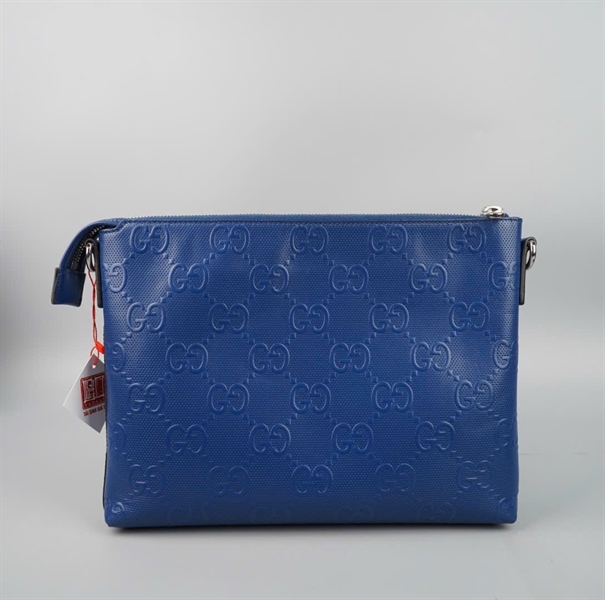 Túi GG Clutch xanh (696009520981) 2strap sz30 KG+