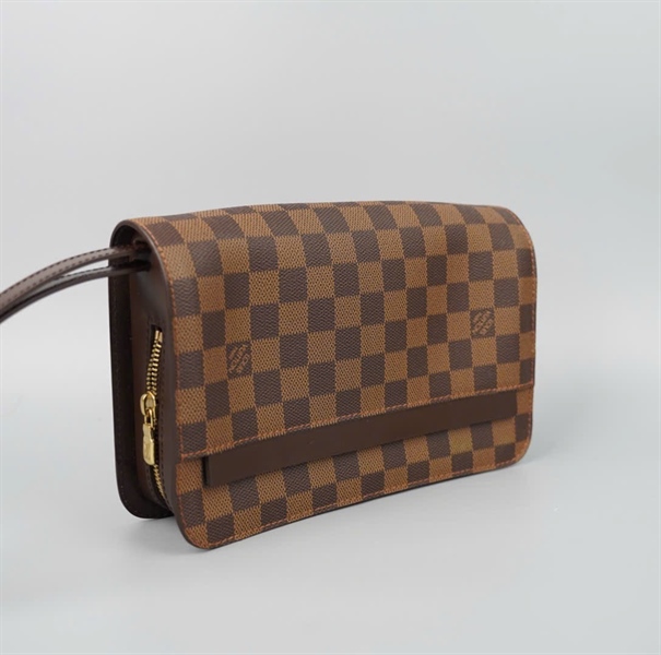 Túi LV Clutch ô vuông nâu sz24 (LT) KG+