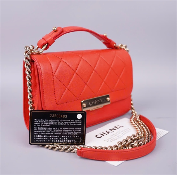 Túi Chanel màu cam 23596463 sz21 KG+