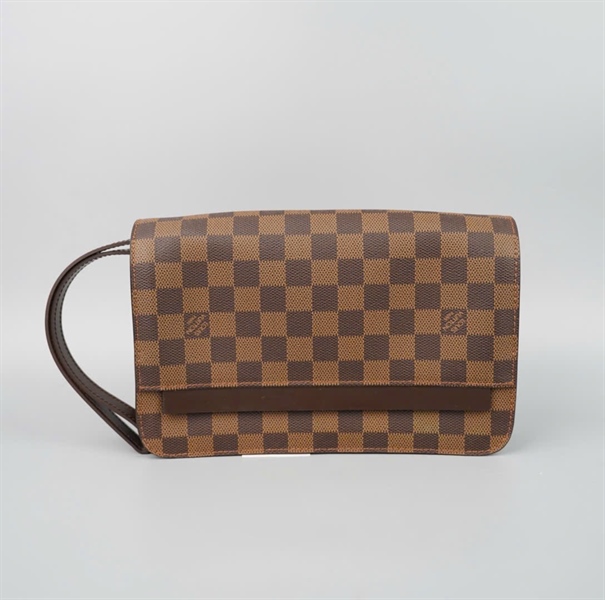 Túi LV Clutch ô vuông nâu sz24 (LT) KG+