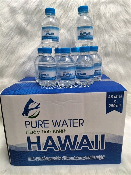 Nước chai Hawaii 250ml (48 chai)