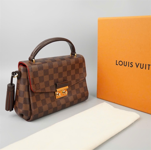 Túi LV Croisette ô vuông nâu (FL4108) sz22 KG+