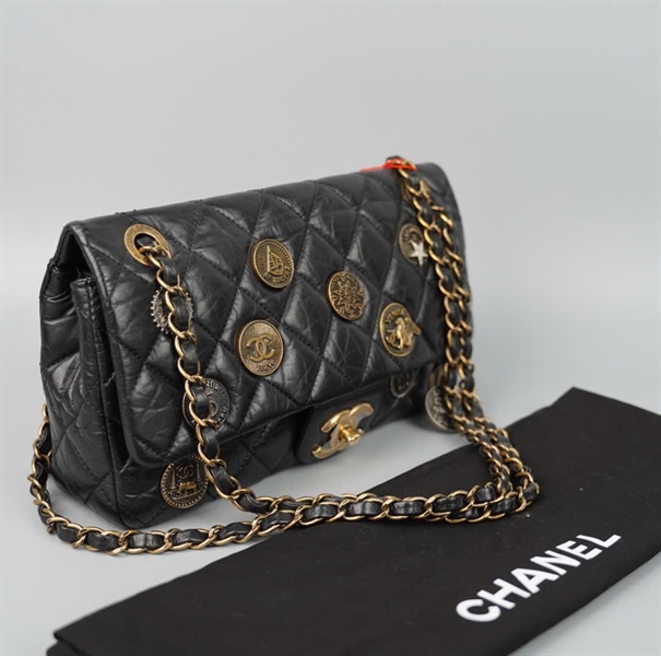 Túi Chanel charm đồng xu (20643204) sz26 KG+