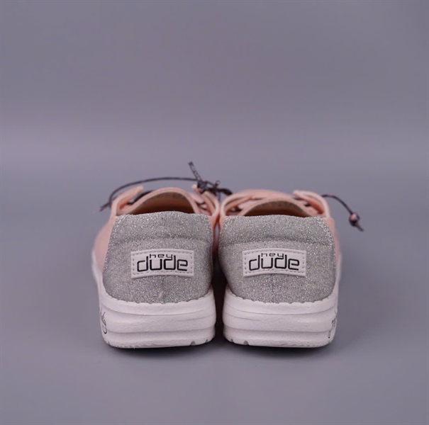 Giày Dude hồng cam sz38 KG+